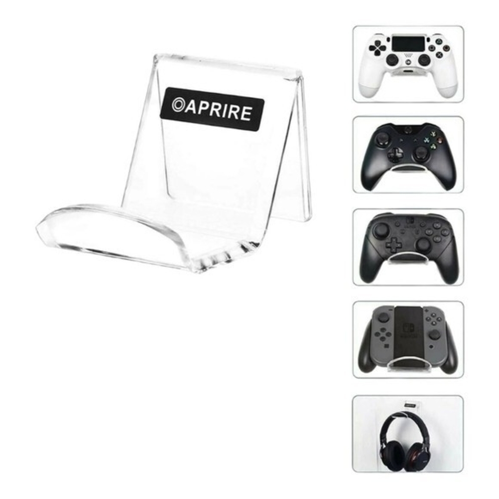 OAPRIRE Universal Controller Stand Holder Clear Acrylic Wall Mount Display NIB